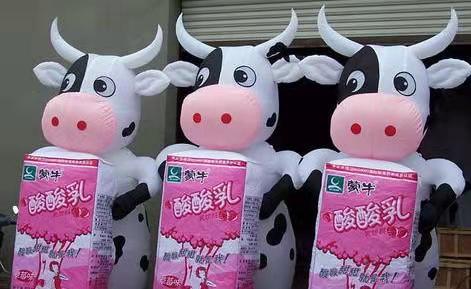 兴山牛奶包装广告气模